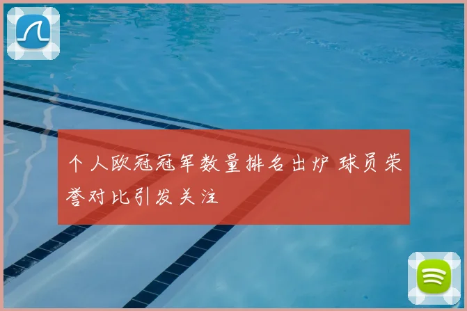 个人欧冠冠军数量排名出炉 球员荣誉对比引发关注